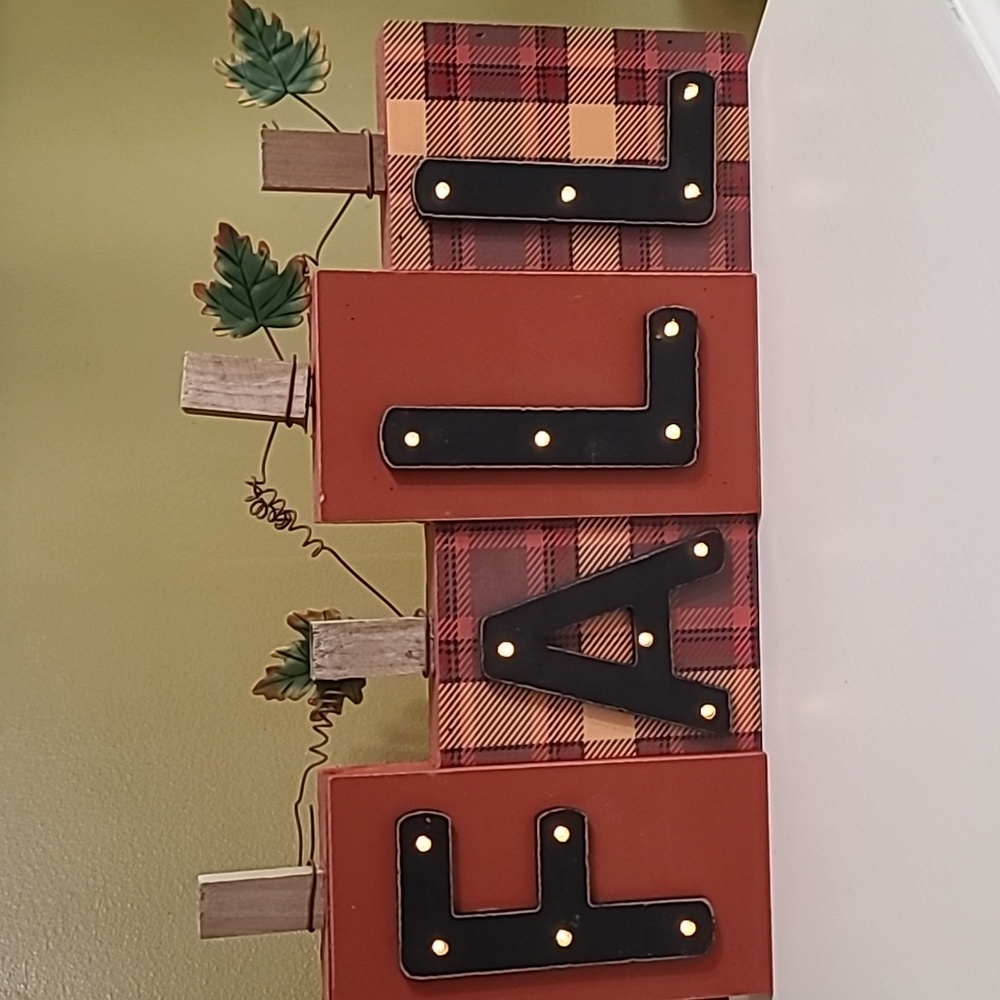 Fall Led Table Decor